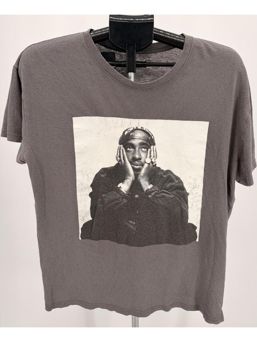 90s 2PAC Graphic Tee Vintage Streetwear‎ Cotton T-Shirt Large
